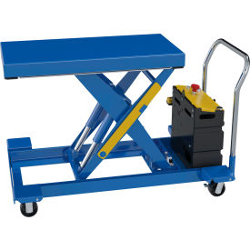 Vestil™ Steel 12V DC Powered Hydraulic Elevating Cart 40-3/8