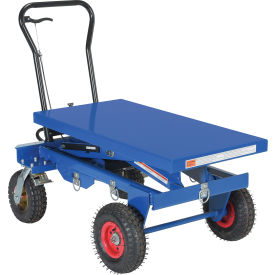 Pneumatic Tire Hydraulic Elevating Cart CART-PN-1500 1500 Lb. Cap. CART-PN-1500