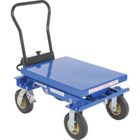 Pneumatic Tire Hydraulic Elevating Cart CART-PN-400 400 Lb. Capacity CART-PN-400