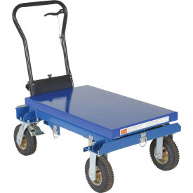 Pneumatic Tire Hydraulic Elevating Cart CART-PN-600 600 Lb. Capacity CART-PN-600