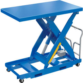 Portable Electric Hydraulic Lift Table 12V DC 30x48 - 3000 Lb. Capacity EHLTP-3048-3-48-D2