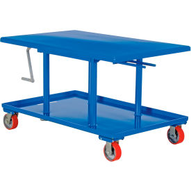 Hand Crank Operated Mechanical Post Table MT-3042-HP - 30 x 42 High Profile MT-3042-HP