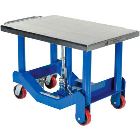 Vestil™ Steel Low Profile Post Lift Table 24''W x 36''L Platform 4000 lb. Capacity Blue PT12-40