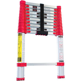 Vestil™ Aluminum Telescopic Ladder with 10 Steps 250 Lb. Capacity TLAD-10