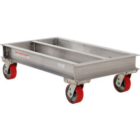 Vestil™ Aluminum Channel Dolly with Poly-On-Steel Casters 2000 lb. Capacity 36