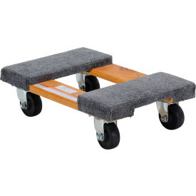 Vestil™ Hardwood Carpet End Dolly with Hard Rubber Casters 900 lb. Capacity 18