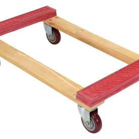 Vestil™ Hardwood Dolly with Rubber Ends & Hard Rubber Casters 1200 lb. Cap. 30
