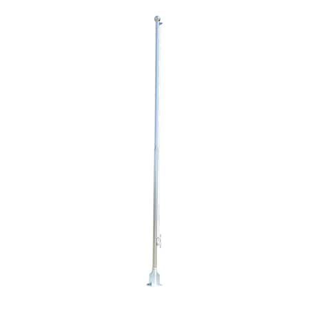 Stainless Steel Flagpole, 20 ft. Height MPN:FLP-20-SS