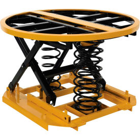 Spring-Actuated Automatic Elevating Pallet Carousel Table SST-45 SST-45
