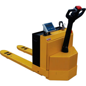 Vestil Self-Propelled Electric Scale Pallet Jack 4500 lb. Cap. 30-3/16