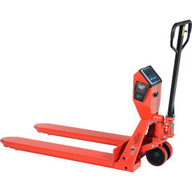 Vestil™ Low Profile Pallet Truck with Scale and Printer 5000 lb. Cap. 27-1/2