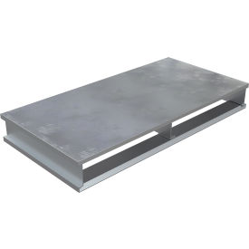 Heavy Duty Closed Deck Half Pallet Aluminum 4-Way Entry 40