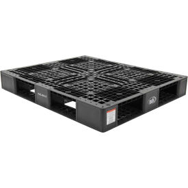 Stackable Open Deck Pallet Plastic 4-Way Entry 47-3/8