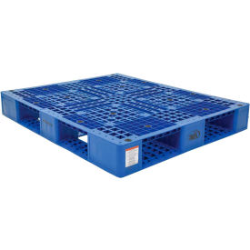 Stackable Open Deck Pallet Plastic 4-Way Entry 47-3/8