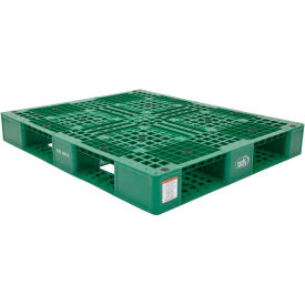 Stackable Open Deck Pallet Plastic 4-Way Entry 47-3/8