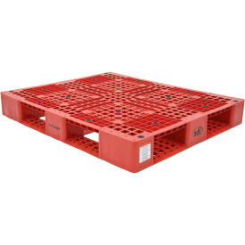 Stackable Open Deck Pallet Plastic 4-Way Entry 47-3/8