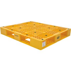 Stackable Open Deck Pallet Plastic 4-Way Entry 47-3/8