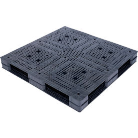 Vestil™ HDPE Heavy Duty Rackable Pallet/Skid 4-Way 47-1/4