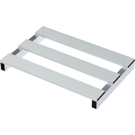 Half Skid Open Deck Pallet Aluminum 2-Way Entry 36
