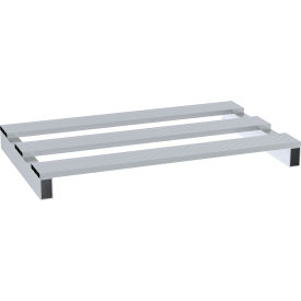 Half Skid Open Deck Pallet Aluminum 2-Way Entry 40