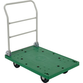 Vestil Folding Plastic Deck Platform Truck FPT-2537 36 x 24 500 Lb. Capacity FPT-2537