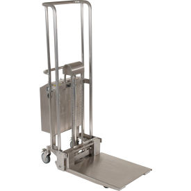 Vestil™ Partially Stainless Steel Portable DC Powered Hefti-Lift 36