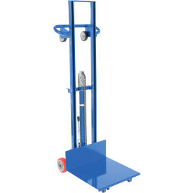 Vestil™ Steel Lite Load Lift With Foot Pump and Fixed Wheels 29-3/4