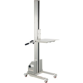Vestil DC Powered Quick Lift Aluminum Lift Truck PEL-100A-D3 - 125 Lb. Capacity PEL-100A-D3