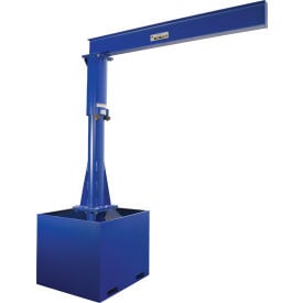 Portable Jib Crane With Empty Base 1000 lb. Cap 111-1/8