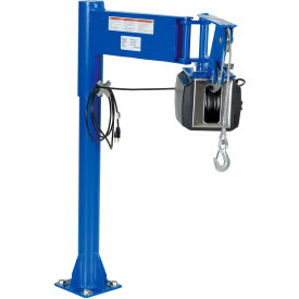 Vestil™ Steel AC Powered Lifter Jib 400 lb. Capacity Blue VAN-J-AC