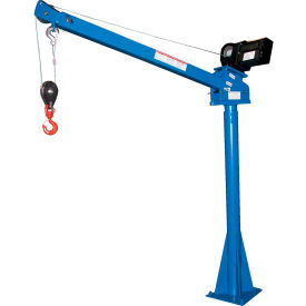 Vestil™ DC Powered Jib Crane 2000 lb. Capacity Blue WTJ-20-3-DC