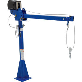 Vestil™ AC Powered Jib Crane CSA Compliant 2000 lb. Capacity Blue WTJ-20-4-AC-CSA