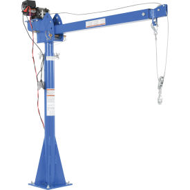 DC Powered Jib Crane 2000 lb. Capacity 87-1/4