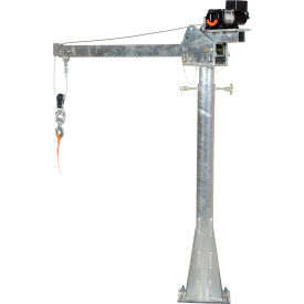 Vestil™ DC Powered Jib Crane 2000 lb. Capacity Gray WTJ-20-4-DC-GAL