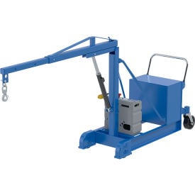 Vestil™ Steel DC Counter Balance Floor Crane 500 Lb. Capacity Blue CBFC-500-DC
