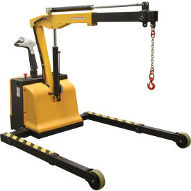 Adjustable Electric Powered Floor Crane 2500 lb. Retracted Capacity EPFC-25-AA