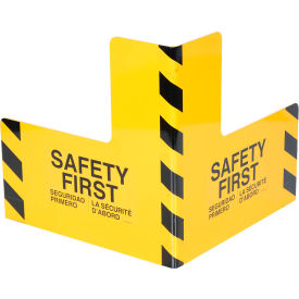 Steel Corner Guard With Safety First Message 24