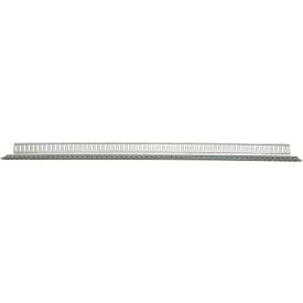 Vestil™ Steel Zinc Plated E-Track 10'L Silver 4 Pack E-TRK-10-ZN-4PK