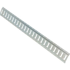Vestil™ Steel Zinc Plated E-Track 4'L Silver E-TRK-4-ZN-1PK