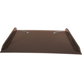 Vestil™ Steel Container Ramps with Side Rails 71-15/16''L x 84''W 20000 Lb. Capacity Brown CRS-8472-20