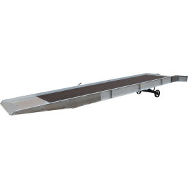 Vestil™ Aluminum/Steel Yard Ramp Grating 432''L x 74''W 16000 Lb. Capacity Silver SY-167236-L