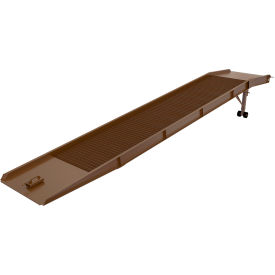 Vestil™ Steel Overlap Yard Ramp 432''L x 90-3/8''W 20000 lb. Capacity Earth Tone Brown YR-20-7336