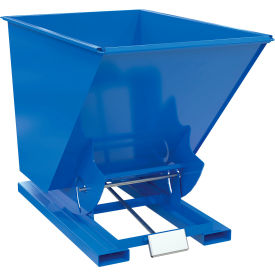 Vestil™ Steel Light Duty D-Style Self Dumping Hopper 1-1/2 Cu. Yd. 2000 lb. Capacity Blue D-150-LD