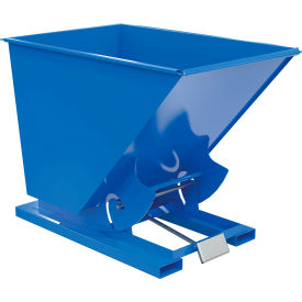 Vestil™ Steel Medium Duty D-Style Self Dumping Hopper 1-1/2 Cu. Yd. 4000 lb. Capacity Blue D-150-MD