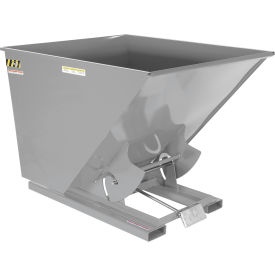 Vestil™ Steel Light Duty D-Style Self Dumping Hopper 2 Cu. Yd. 2000 lb. Cap. Machine Gray D-200-LD-GY-MG