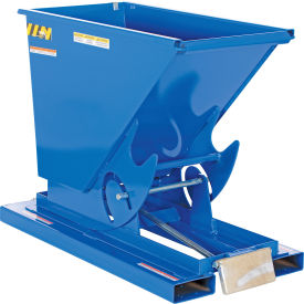 Vestil™ Steel Light Duty D-Style Self Dumping Hopper 1/4 Cu. Yd. 2000 lb. Capacity Blue D-25-LD