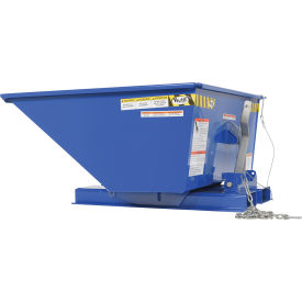 Vestil™ Low-Profile Steel Self-Dumping Forklift Hopper 1/4 Cu. Yd. 2000 lb. Capacity Blue D-25-LD-LP