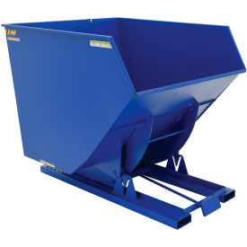 Vestil™ Steel Heavy Duty D-Style Self Dumping Hopper 3-1/2 Cu. Yd. 6000 lb. Capacity Blue D-350-HD