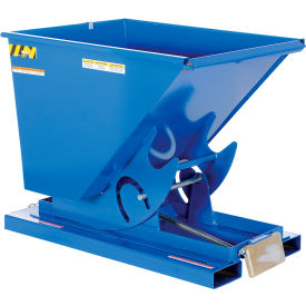 Vestil™ Steel Heavy Duty D-Style Self Dumping Hopper 1/2 Cu. Yd. 6000 lb. Capacity Blue D-50-HD