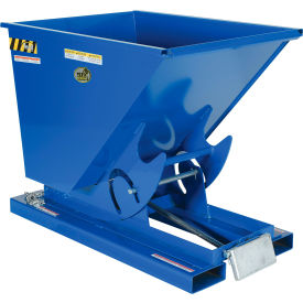 Vestil™ Steel Medium Duty D-Style Self Dumping Hopper 1/2 Cu. Yd. 4000 lb. Capacity Blue D-50-MD